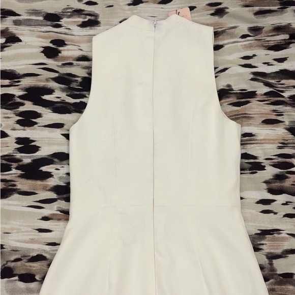 House of CB White Dress with Fringe Accents - Picture 7 of 8